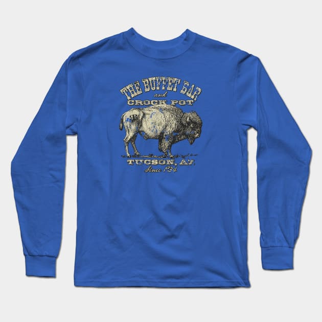 The Buffet Bar & Crock Pot - Vintage Long Sleeve T-Shirt by JCD666